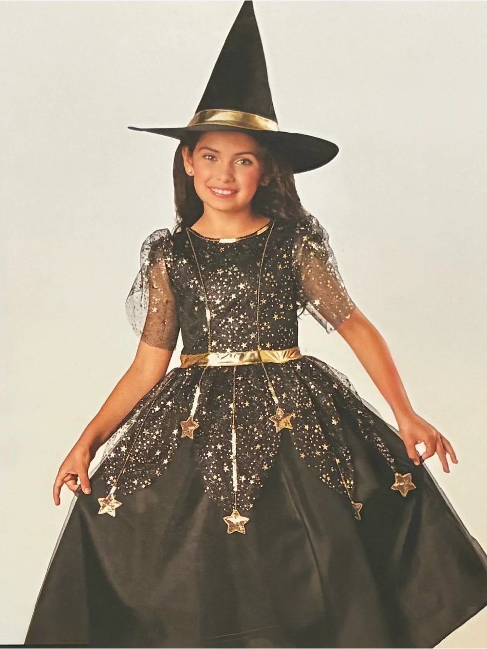 Celebrate It Black and Gold Twilight Witch Costume ✨